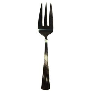 Reed & Barton Medium Solid Cold Meat Serving Fork TRINITY HALL 18/10 stainless
